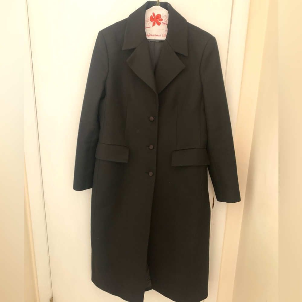 Mango Single Breasted Black Coat. Excellent condition.
